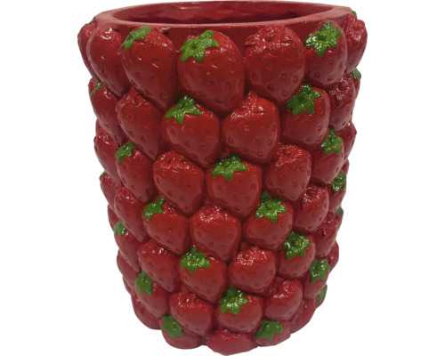Blomkruka med jordgubbsdesign