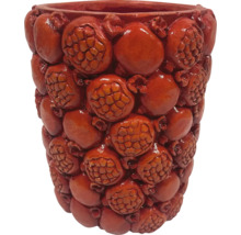 Blomkruka med granatäpplemönster