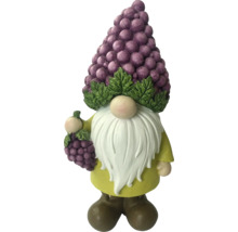 Trädgårdstomte med druvhatt och skägg