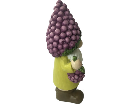 Trädgårdstomte med druvmotiv som dekoration för utomhusbruk