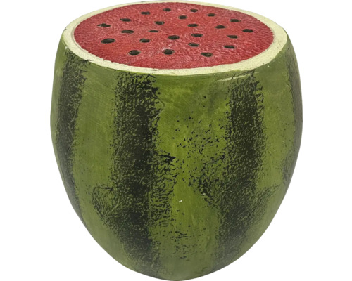 Dekorativ vattenmelon av keramik