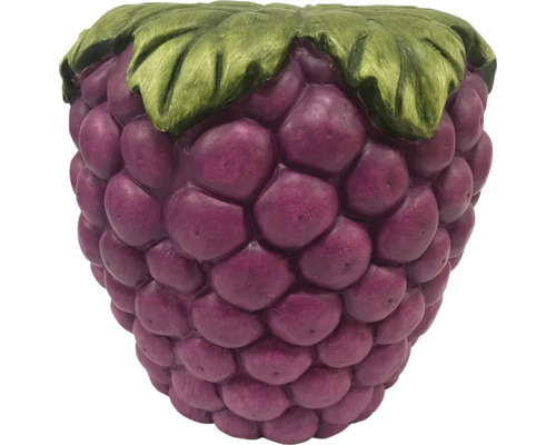 Blomkruka i form av hallon med blad