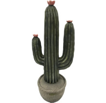 Dekorativ kaktusfigur med kruka