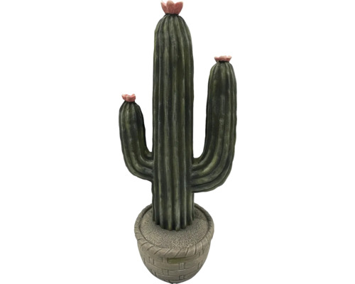 Dekorativ kaktusfigur med kruka