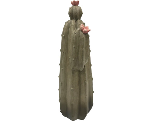 Dekorativ kaktusfigur med blommor