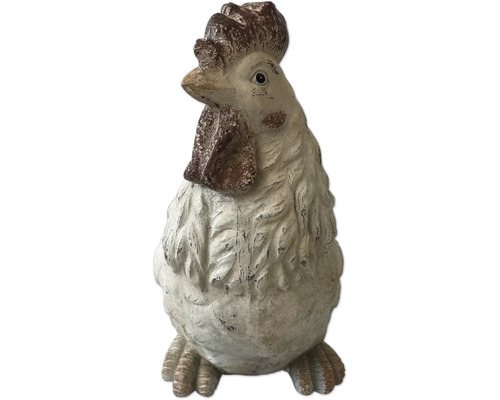 Dekorativ tuppfigur för trädgården