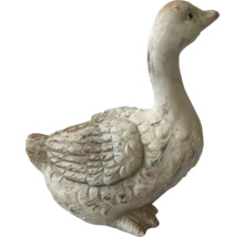 Dekorativ gåsfigur för trädgården