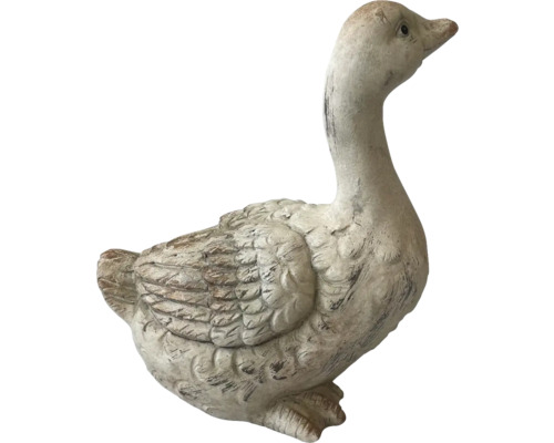 Dekorativ gåsfigur för trädgården