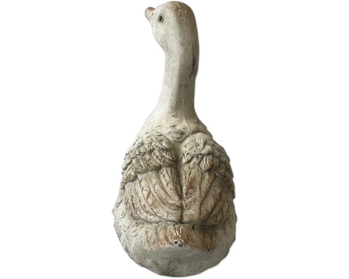 Dekorativ trädgårdsfigur gås