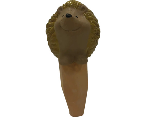 Självvattnare LAFIORA igelkott terrakotta 11x8x22,5cm grå Dekorativ igel-figur för trädgården