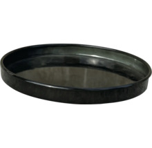 Svart planteringsskål