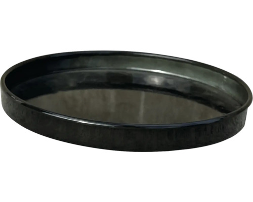 Svart planteringsskål