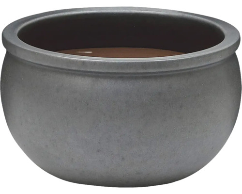Rund planteringsskål av stengods