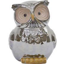 Dekorativ ugglafigur i keramik