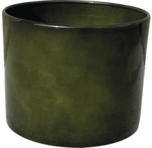 Rund blomkruka av glas