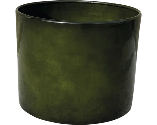 Blomkruka cylinder metall Ø36x22cm grön Blomkruka av glas