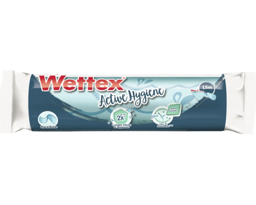 Wettex Active Hygiene rengöringsduk på rulle, längd 1,5 meter.