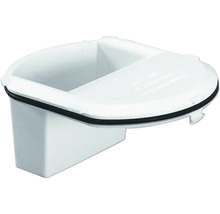 Vit vattenlås för diskho