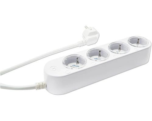 Grenuttag med fyra uttag och kontakt