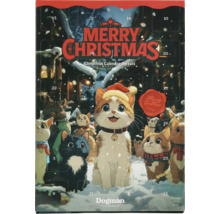 Dogman julkalender för katter med kattmotiv och texten God Jul