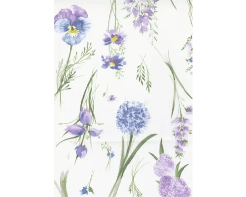 Servett med blommönster