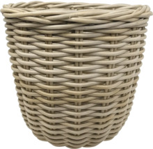 Flätad korg av rotting