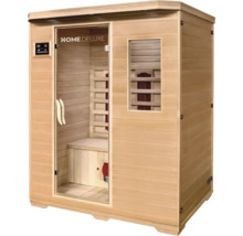 Home Deluxe bastu av trä med styrelement och glaselement