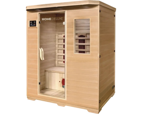 Home Deluxe bastu av trä med styrelement och glaselement