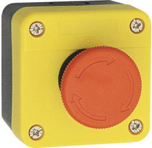 Nödstoppsknapp med vridfunktion