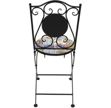 Trädgårdsstol med mosaiksits