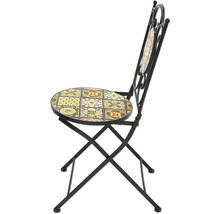 Fällbar trädgårdsstol med kakelmönster