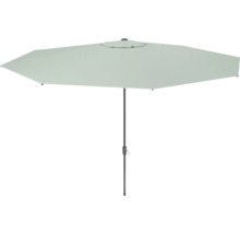 Trädgårdsparasoll med rektangulärt skärmtak och mittstativ