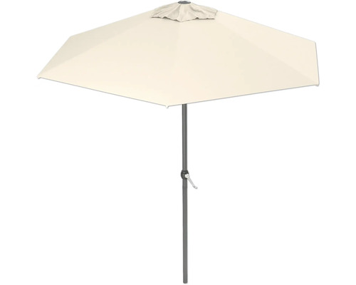 Parasoll SOLUNA Nancy Ø250cm polyester ecru Rektangulärt parasoll för trädgården