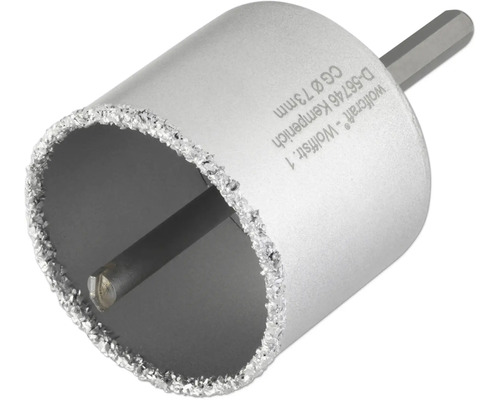 Wolfcraft hålsåg för kakel med en diameter på 73 millimeter