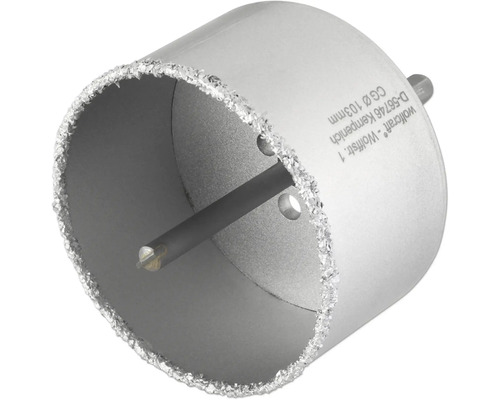 Hålsåg med en diameter på 103 millimeter