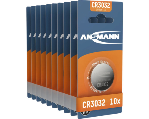 Tio Ansmann CR3032 litiumbatterier