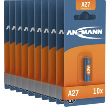 Tio Ansmann A27 alkaliska batterier med 12 volt