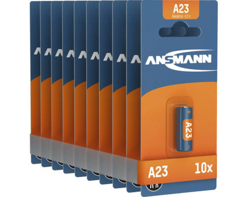 Tio Ansmann A23 alkaliska batterier med 12 volt