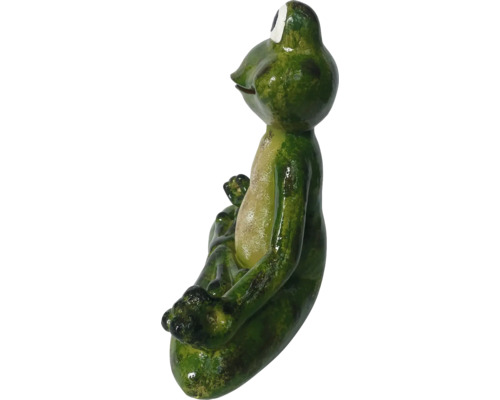 Dekorativ grodfigur för trädgården