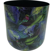 Blomkruka med fågel- och bladmönster