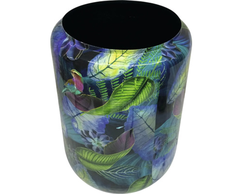 Dekorativ papperskorg med växtmönster