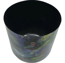 Blomkruka med fågel- och bladmönster