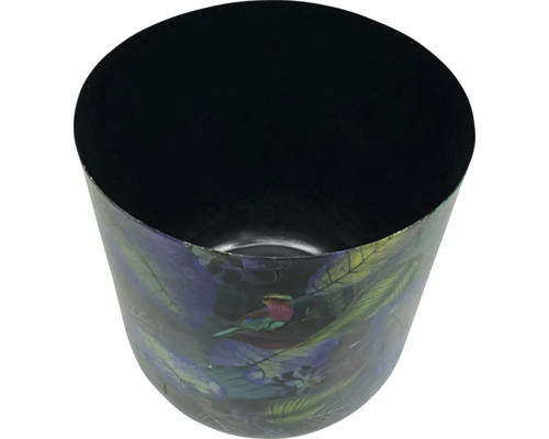 Blomkruka med fågel- och bladmönster