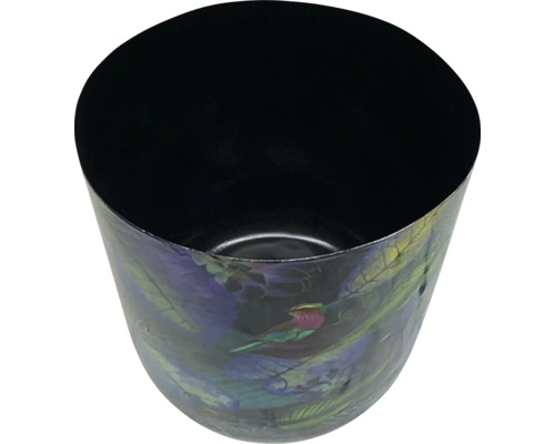 Blomkruka med fågel- och växtmotiv