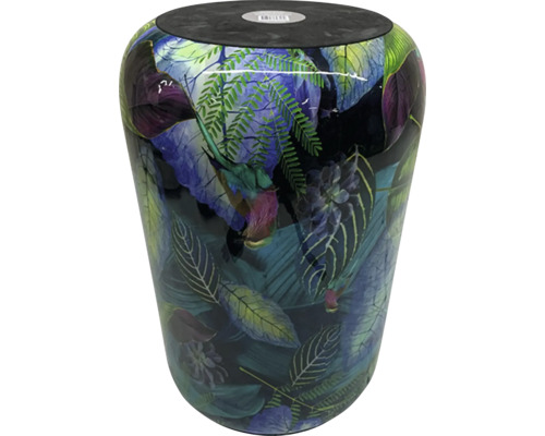 Blomsterkolonn med växtmotiv