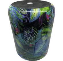 Dekorativ pall med växtmönster för inomhusbruk