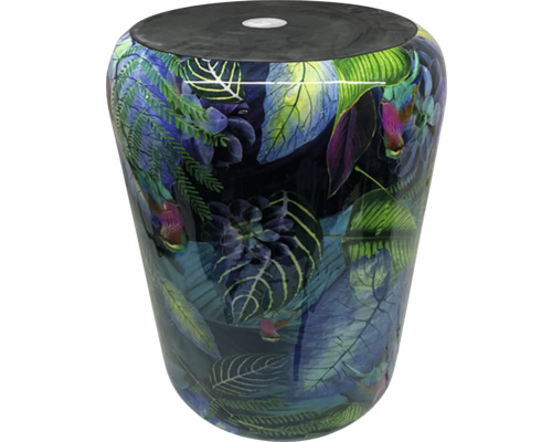 Dekorativ pall med växtmönster för inomhusbruk