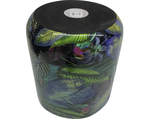 Blomkruka med växtmönster