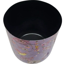 Blomkruka med fågel- och blomstermönster