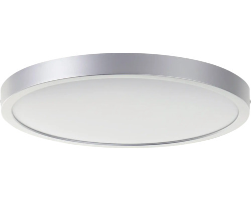 Plafond BRILLIANT Navara LED 24W silver Rund taklampa